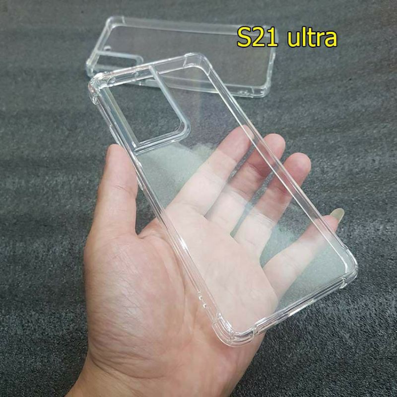 ốp lưng trong suốt samsung S20 Fe / S21 ultra/ S21+ TPU dẻo chống sốc 4 góc âm thanh 3D