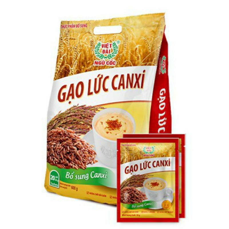 ngũ cốc gạo lứt can si Việt đài gói 600g