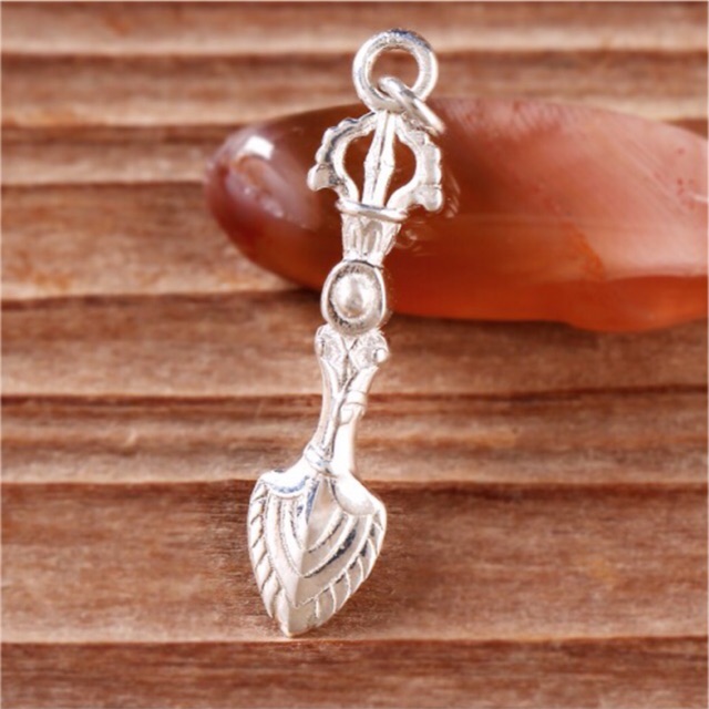 [PBMC]MẶT ĐEO KIẾM VĂN THÙ 2.5CM BẠC 999