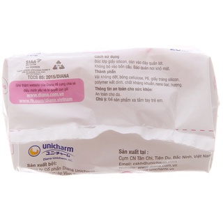 HÀNG CHÍNH HÃNG - Băng vệ sinh hàng ngày Diana sensi gói 20 miếng