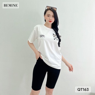 Quần legging lửng nâng mông BEMINE QT163DEN