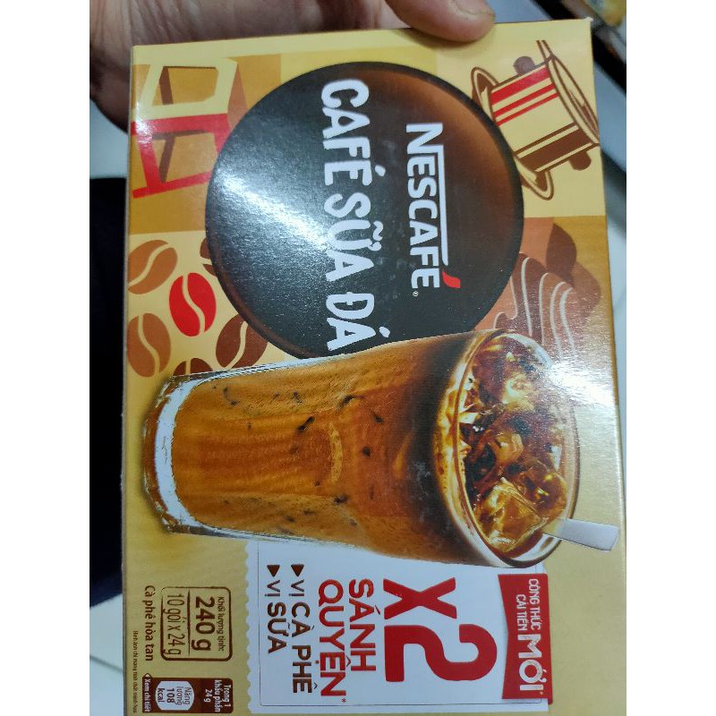 Nescafe Đậm Đà Hài Hòa + cafe sữa đá 17g Hộp 20 Gói