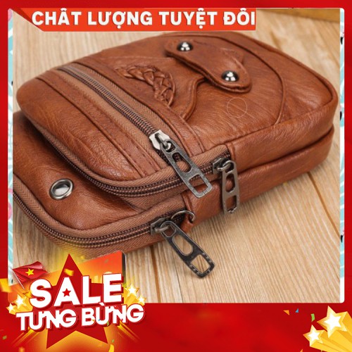 Túi đeo chéo da mềm đựng điện thoại phong cách Hàn Quốc siêu hot | BigBuy360 - bigbuy360.vn