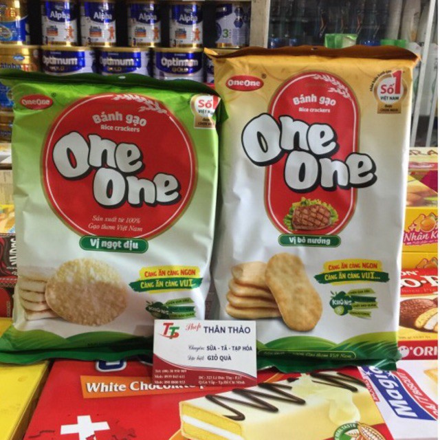 [MẪU MỚI] Bánh Gạo One One Mặn Ngọt 150gram