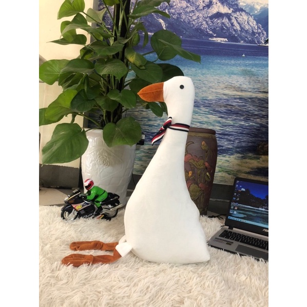 Gấu bông gối ôm hình con vịt dài 65cm cute đáng yêu co dãn 4 chiều