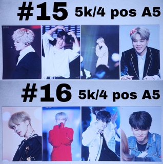 (Có sẵn) Sale poster A5 Jimin BTS