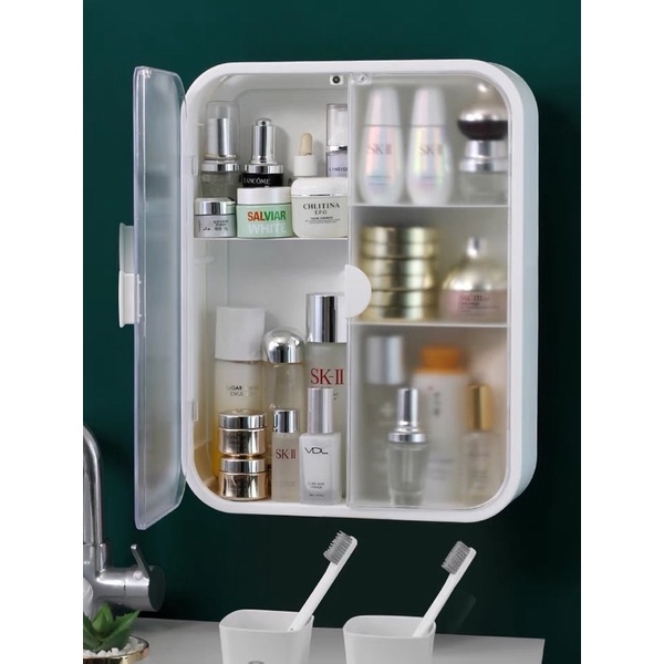 Kệ đựng mỹ phẩm đồ skincare trong nhà tắm phòng ngủ {Order}
