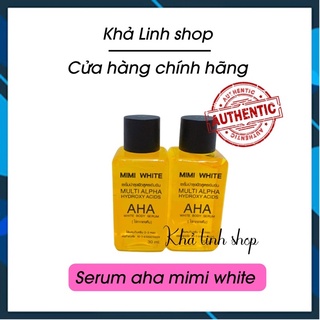 01 chai 30ml serum aha mimi white kích trắng thái lan