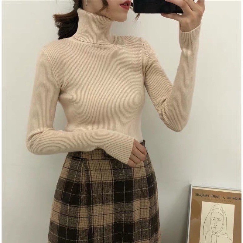 Áo len tăm cổ LỌ Siêu ấm