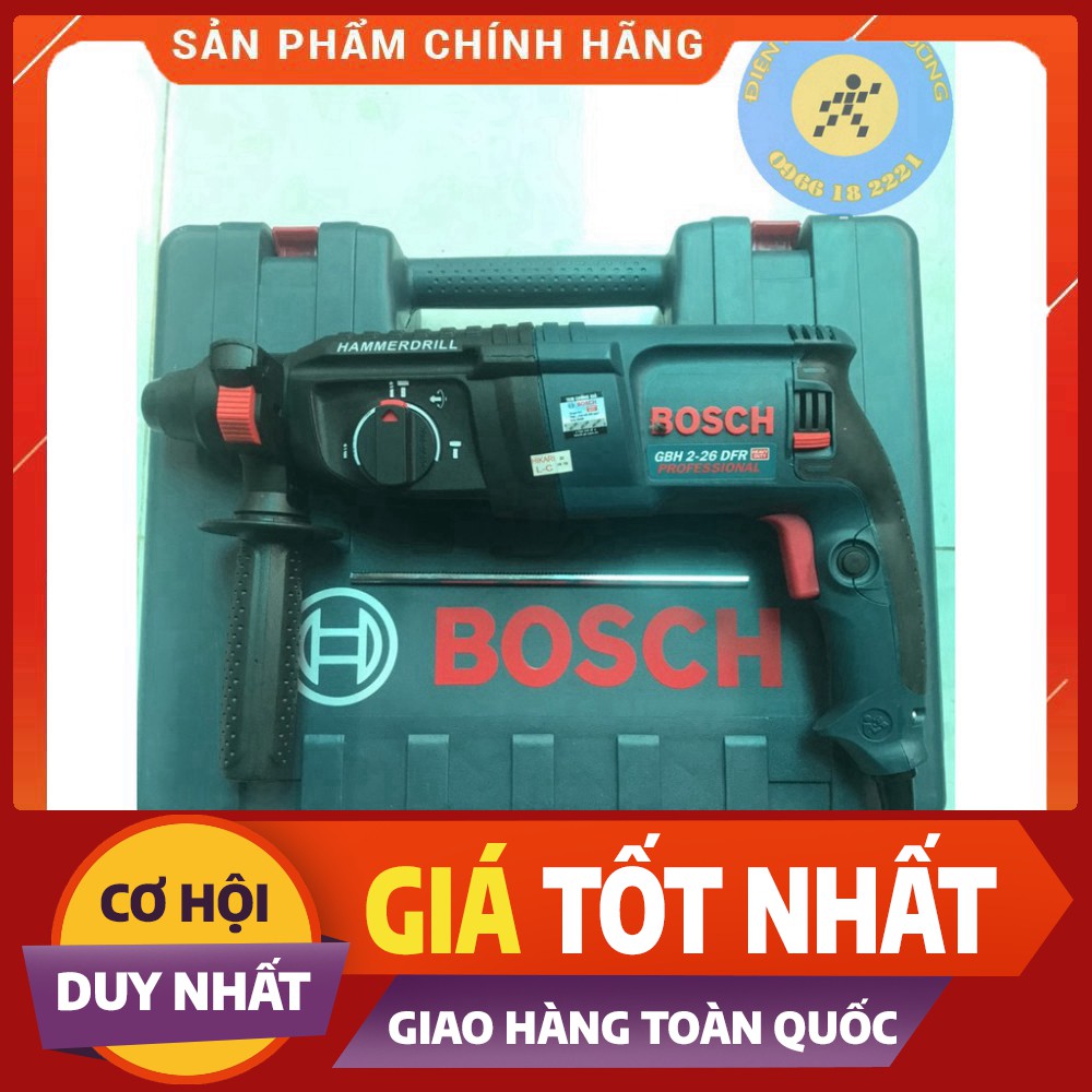 [FREE SHIP] MÁY KHOAN ĐỤC BÊ TÔNG 2-26 - HÀNG CÔNG TY ĐỨC CÓ TEM CHÍNH HÃNG - Dây 4m [CAM KẾT CHÍNH HÃNG]