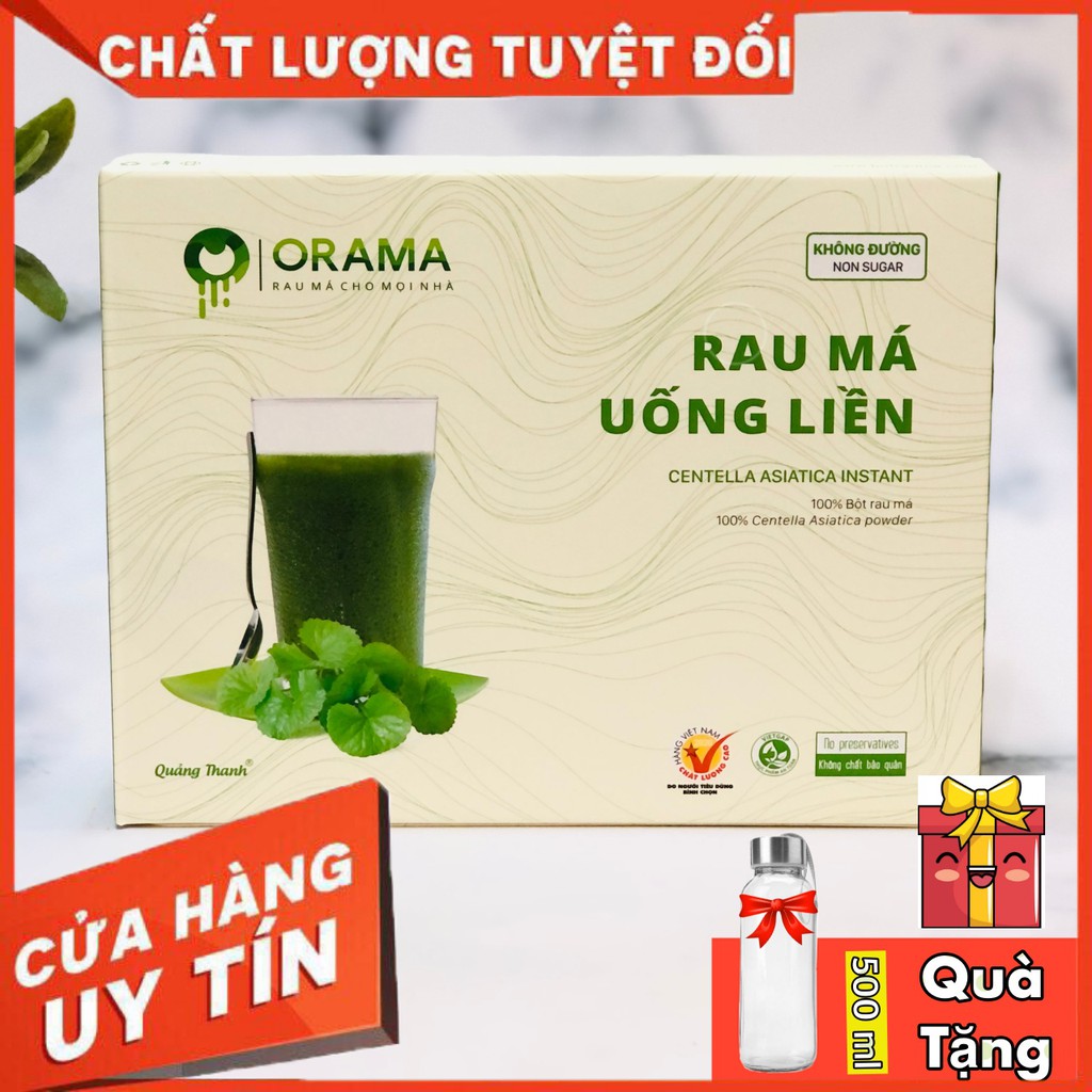 Bột Rau Má Uống Liền Quảng Thanh Sấy Lạnh Nguyên Chất Thanh Mát Cơ Thể