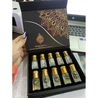 Set  10 tinh dầu nước hoa Dubai 10 x 3ml