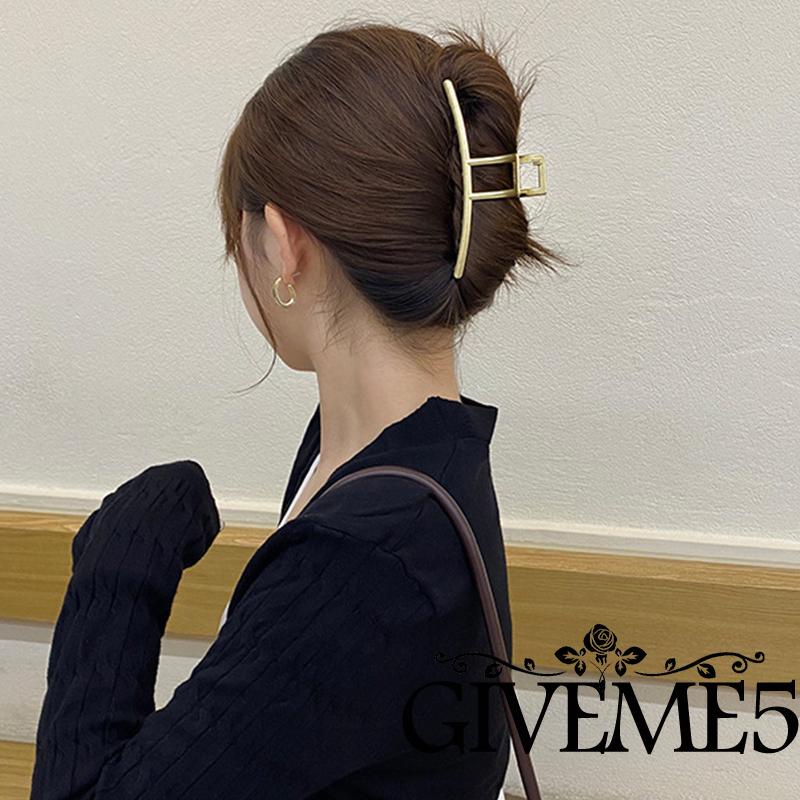 Kẹp tóc hỗ trợ rửa mặt hình cá mập màu sắc đơn giản cho nữ