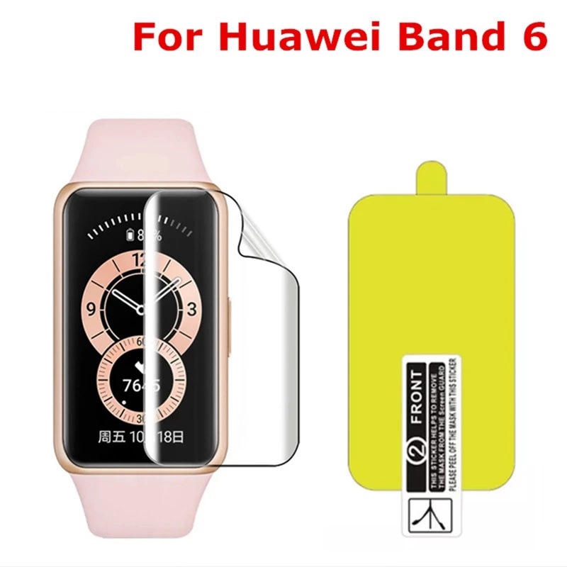 Miếng dán mềm bảo vệ màn hình cho đồng hồ thông minh Huawei Band 6 chất lượng cao