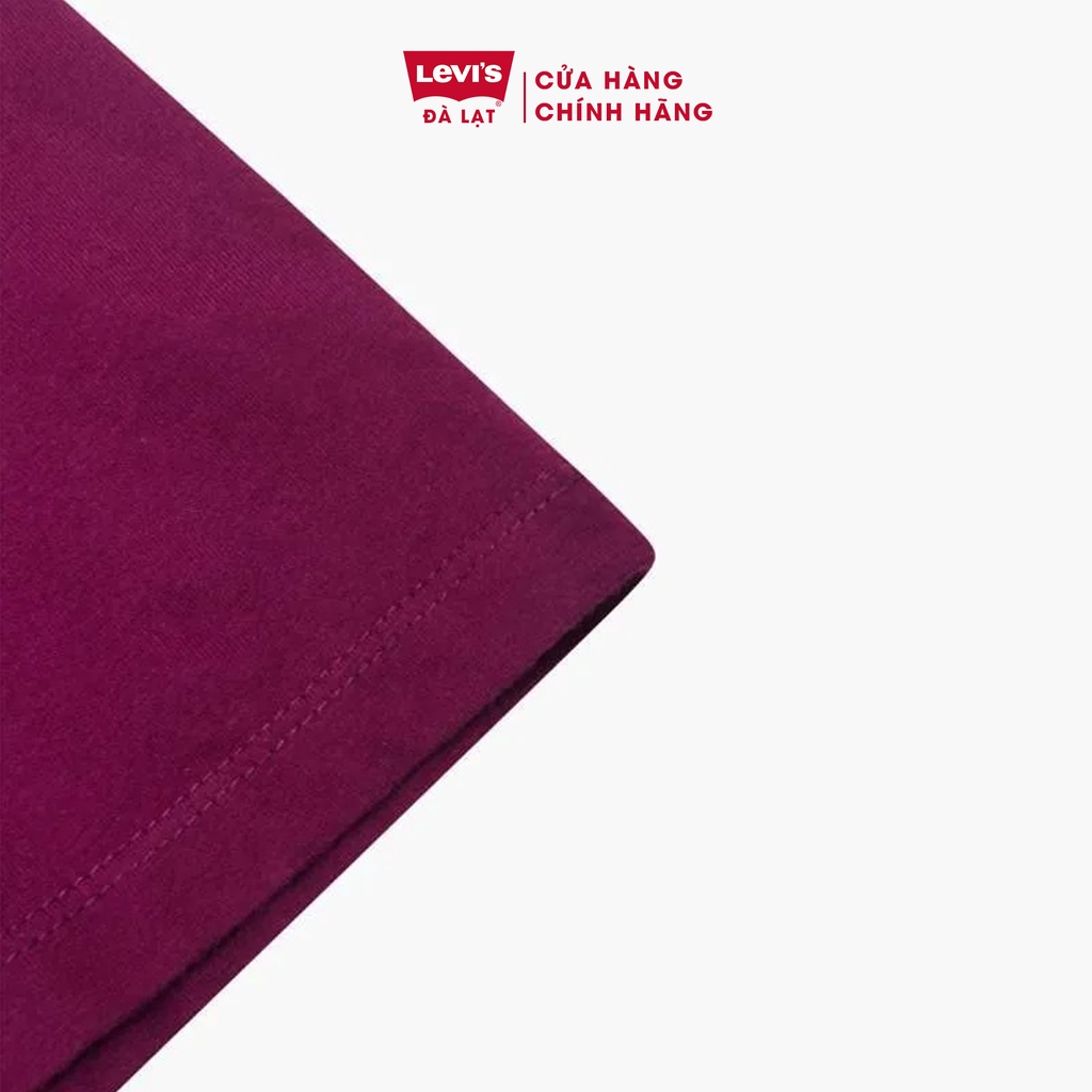Áo thun nam Levi's tay ngắn chính hãng Áo phông trơn màu tím 56605-0102
