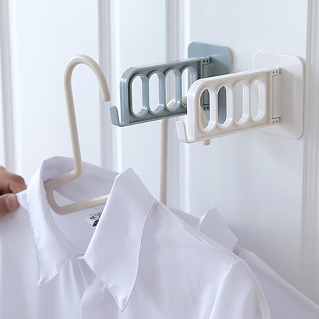 Giá Treo Khăn 4 Ngăn Gắn Tường Có Thể Gấp Gọn Tiện Dụng Cho Phòng Tắm / Ký Túc Xá