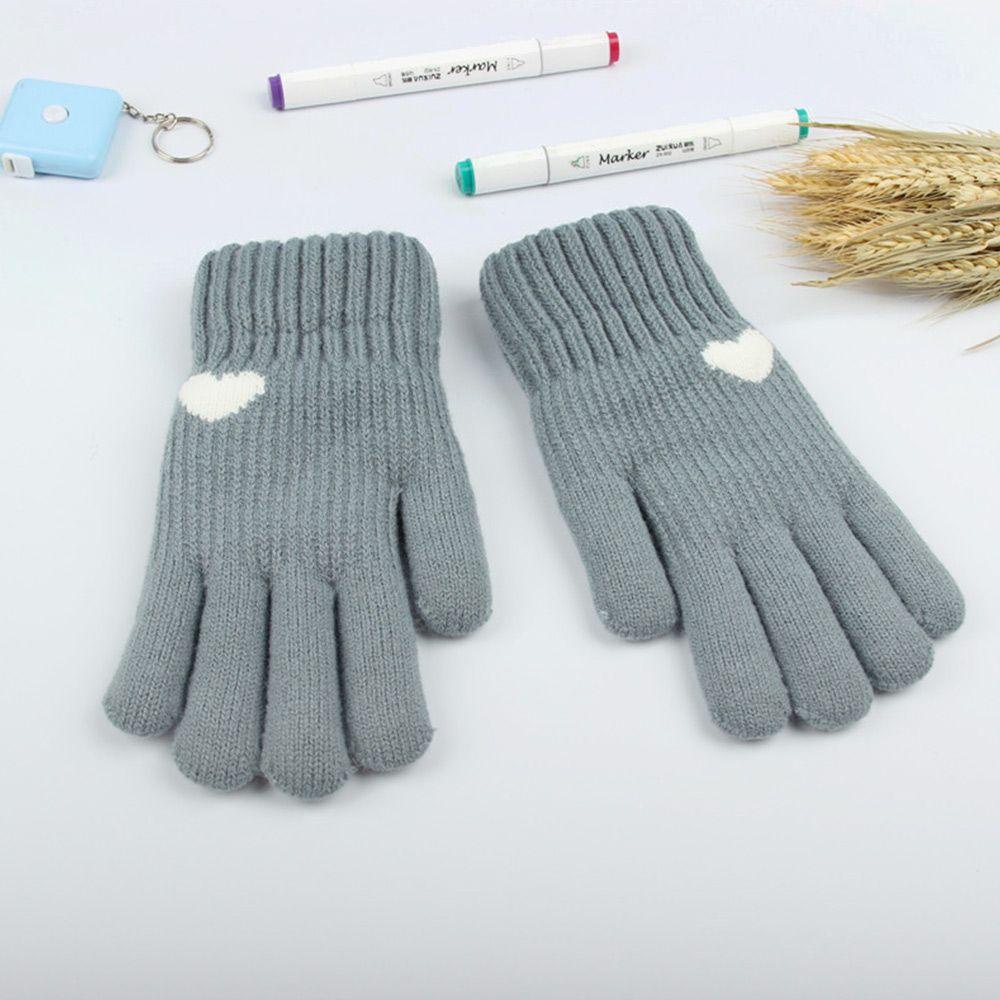 ROWANS Găng Tay Len Phối Nhung Co Dãn Giữ Ấm Cánh Tay