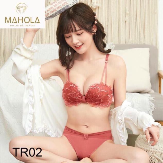 Hot- Bộ đồ lót su ren cánh hoa siêu nâng ngực T01 | BigBuy360 - bigbuy360.vn