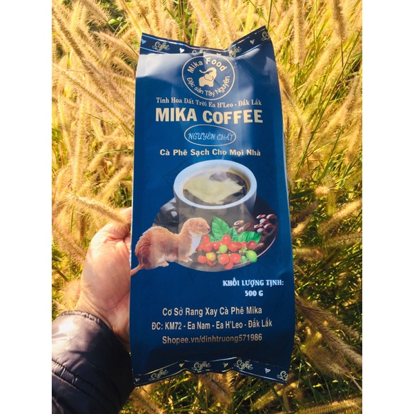 CAFE BỘT SẠCH ROBUSTA NGUYÊN CHẤT MIKA (500gr), giá sỉ và lẻ rẻ nhất Đăk Lăk cho loại cafe nguyên chất