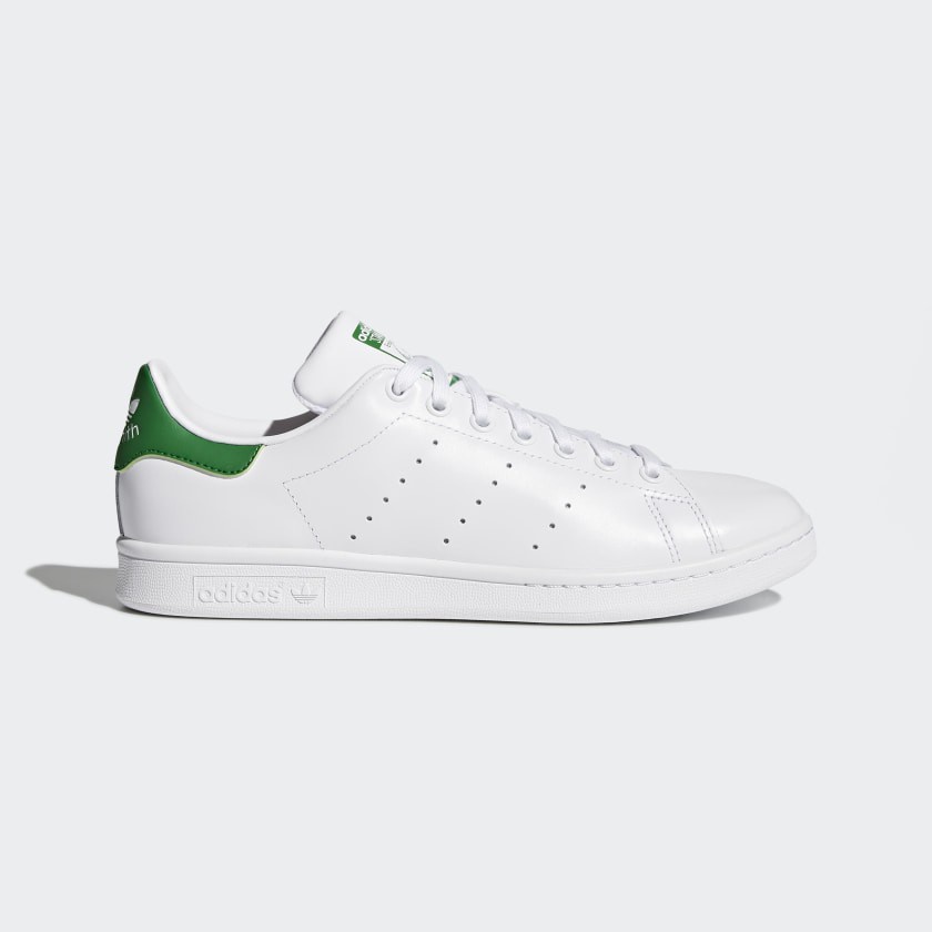 Giày thể thao nam nữ stan smith trắng gót xanh lá giày giá rẻ hoc sinh