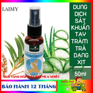 [SÁT KHUẨN] Dung dịch sát khuẩn tay dạng xịt PUREVESS ( 50ml) | Giúp sát khuẩn, làm sạch tay, khử mùi - LAIMYSHOP