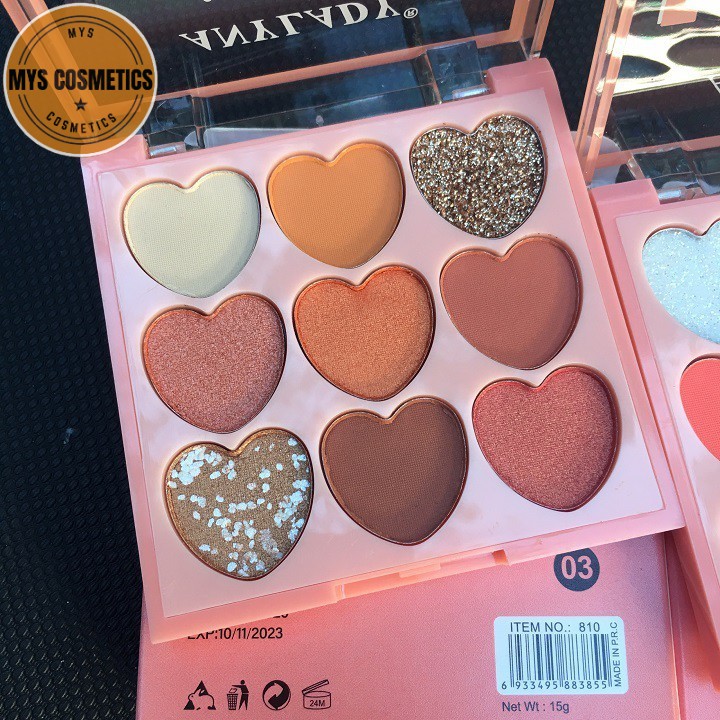 Phấn mắt Any Lady 9 ô LOVE ME hình thỏ Mys Cosmetics