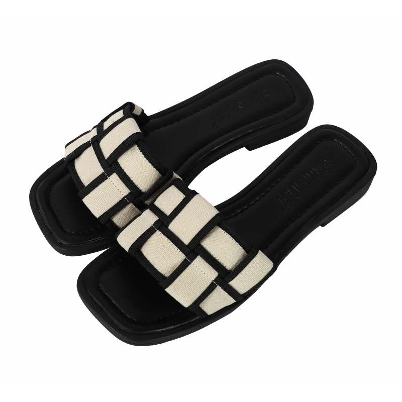 Dép Xỏ Ngón Đế Bằng Phong Cách Pháp Thời Trang Mùa Hè 2022 Mới Cho Nữ