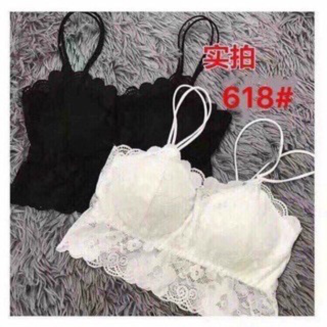 Áo bra ren 2 dây katun 618