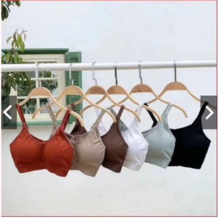 Siêu phẩm áo bra 2 dây gân tăm mẫu mới (chất đẹp)