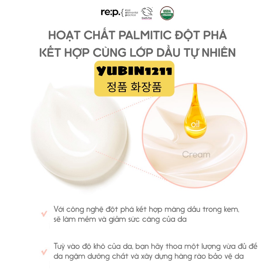 Kem Giảm Rạn, Săn Chắc Da, Làm Mờ Sẹo RE:P Natural Herb Ultra Firming Stretch Cream 200ml