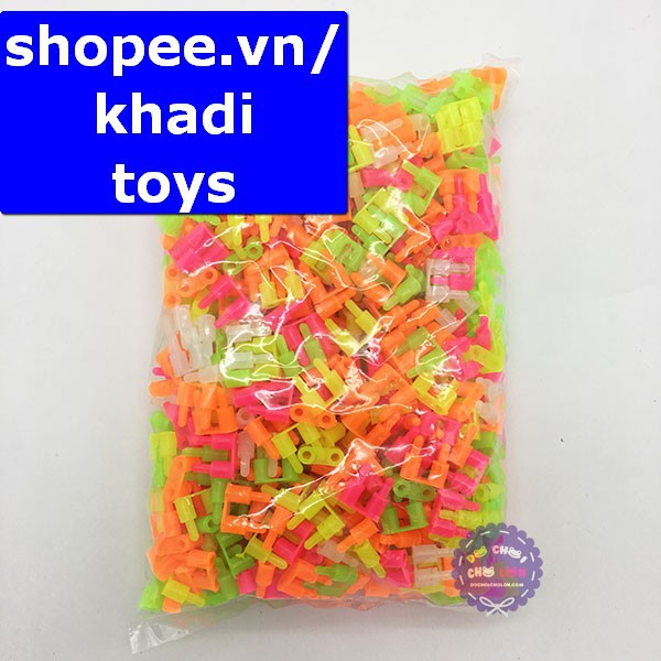 Đồ chơi lắp ráp nút tròn xếp hình cho bé