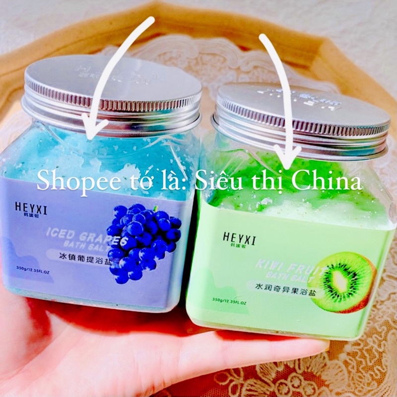 Tẩy Da Chết Trắng Da Body Trái Cây HEYXI CRUB BATH Loại Bỏ Bụi Bẩn Đánh Bay Mụn Thâm Toàn Thân Đào Xoài Kiwi Việt Quất | BigBuy360 - bigbuy360.vn