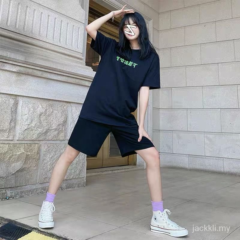 Đen Quần ngắn ống rộng Lưng Cao Phong Cách Hàn Quốc Thời Trang Mùa Hè Dành Cho Trẻ 2021 | BigBuy360 - bigbuy360.vn