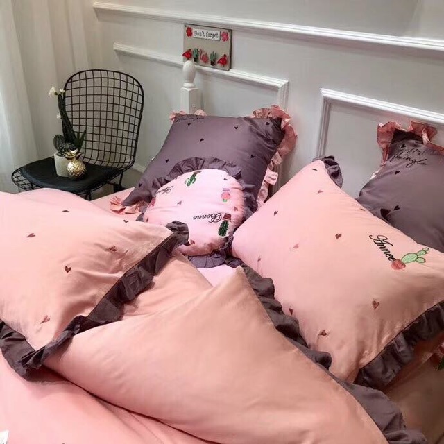 FREESHIP 99K TOÀN QUỐC_Set 7 món COTTON sateen 600TC siêu sang chảnh