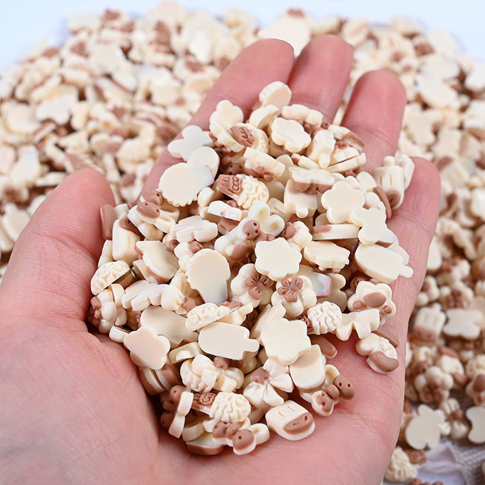 [Hàng mới về] Set 10 phụ kiện đính móng tay trang trí nghệ thuật tự làm thiết kế hoạt hình 3D dễ thương