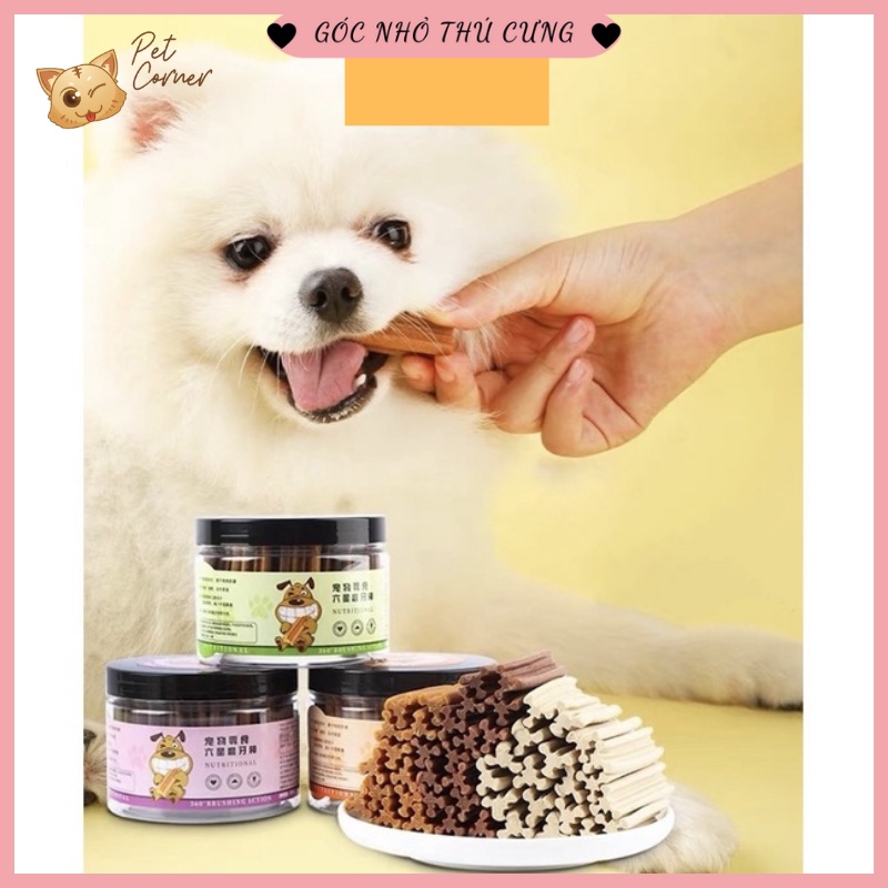 Xương gặm làm sạch răng Yaho cho chó mèo 265gr
