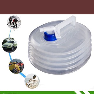 Túi đựng nước gấp PE thu nhỏ xô đựng thức ăn ngoài trời - Túi đựng nước size lớn cao cấp ( 10L )