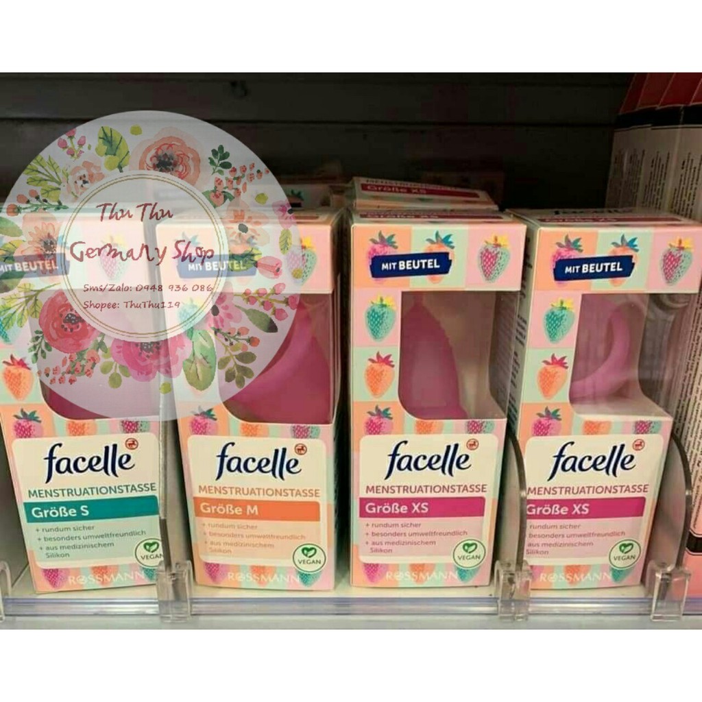 (có review) Cốc Nguyệt San Facell  Đức