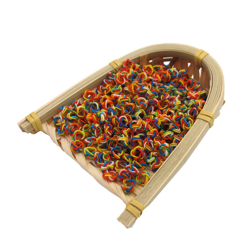 Vòng Tay Dây Thừng Thắt Nút Bằng Thép 3mm Màu Đỏ Đen / Xanh Lá / Xanh Lá / Hồng / Xanh Lá / Tím / Xanh Da Trời / Xanh Dương / Tím / Hồng / Xanh Thắt Lưng Nylon Hình Quả Dứa Thắt Nút Sành Điệu