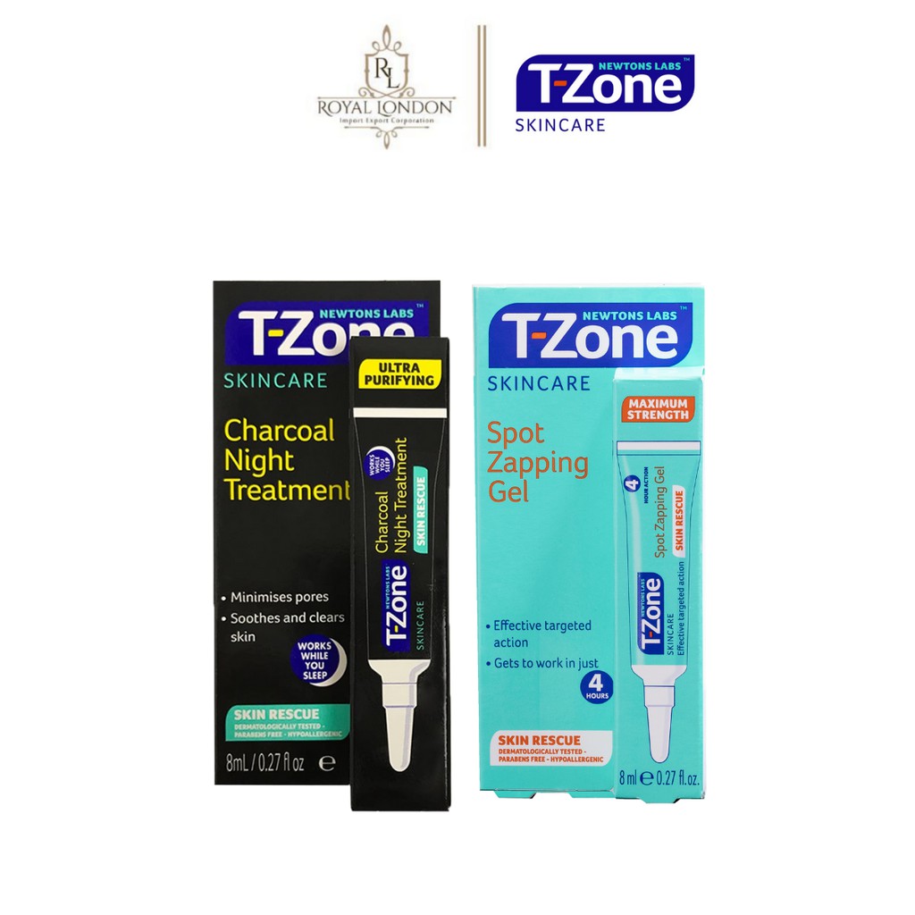 Combo Gel Giảm Mụn T-Zone 8ml Và Gel Ngừa Thâm Cấp Tốc 8ml T-Zone