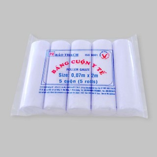 Băng cuộn y tế Bảo Thạch (5 cuộn/bịch)