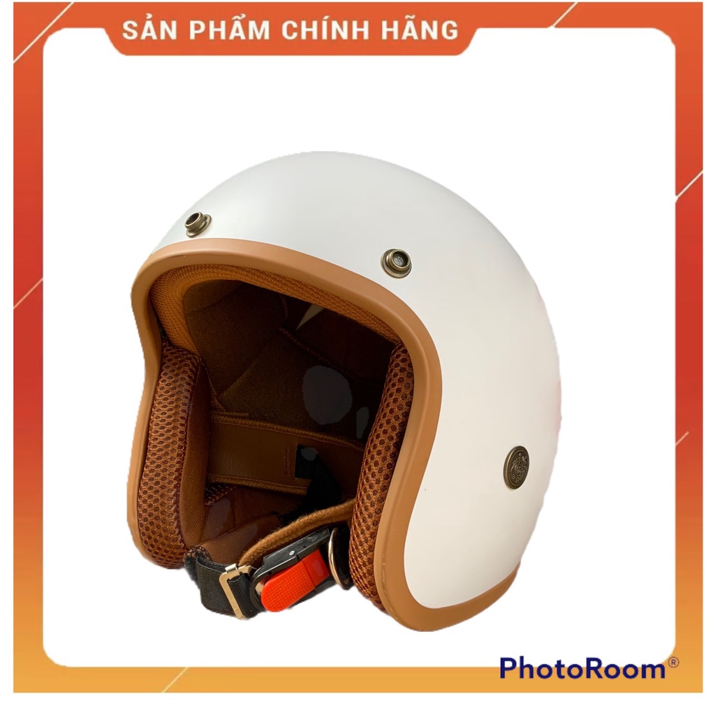 Mũ Bảo Hiểm 3/4 Denali - Nón Trơn Nam Nữ - Chính Hãng Bảo Hành 12 Tháng Lỗ Thông Gió