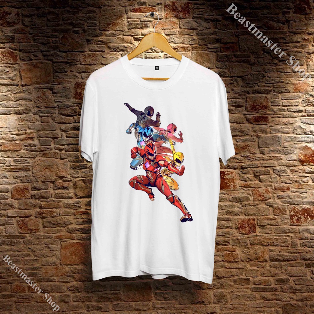 [SUPER SALE]💕Áo Thun Power Rangers - Áo Thun 5 anh em Siêu Nhân - Power Rangers T-Shirt phong cách - PRS-016
