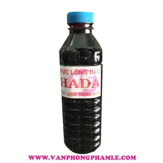 Mực lông dầu Hada chai nước suối 330 ml Chai