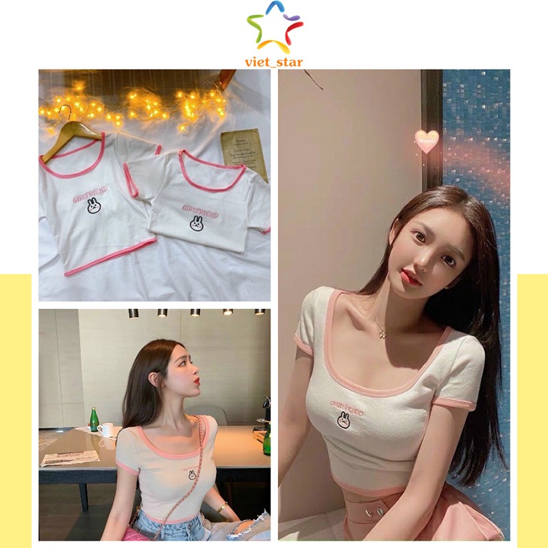 Áo Croptop Body PINK RABBIT Mềm Mát - VIET_STAR | BigBuy360 - bigbuy360.vn