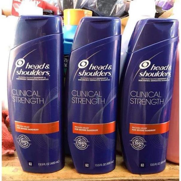 Dầu gội Head and Shoulder mỹ Clinical strength 💥𝑯𝑶𝑻 𝑯𝑶𝑻💥 400ML | BigBuy360 - bigbuy360.vn