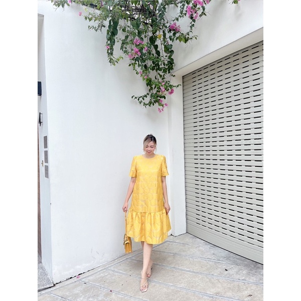 ĐẦM GẤM DỆT HOA - BIMI