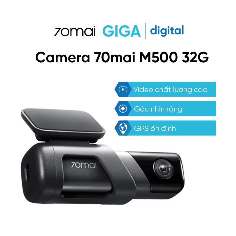 Camera hành trình Xiaomi 70mai Dash Cam M500 32G Bản quốc tế