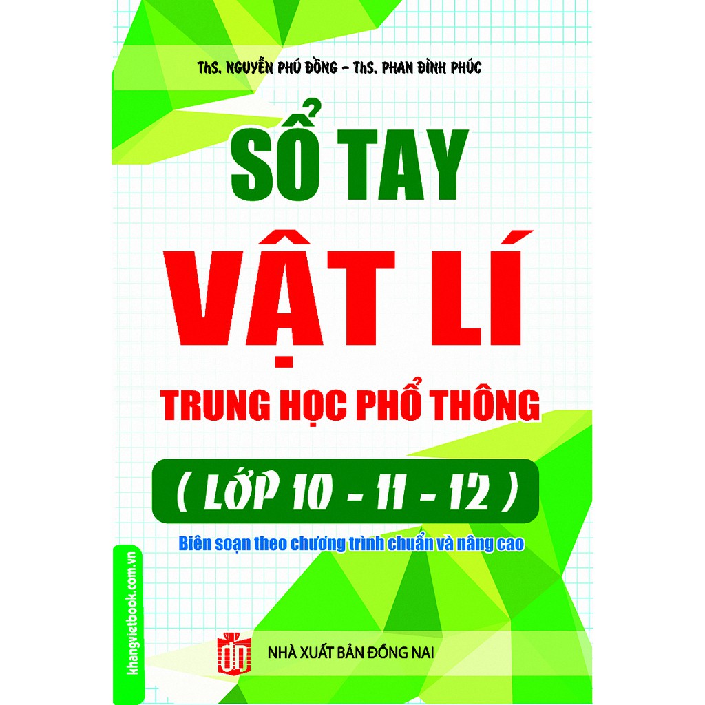 Sách - Sổ Tay Vật Lý Trung Học Phổ Thông ( Lớp 10-11-12 ) | BigBuy360 - bigbuy360.vn