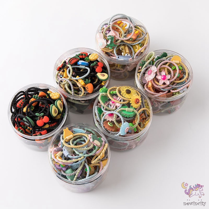 Dây Buộc Tóc Kiểu Hoạt Hình Xinh Xắn Phong Cách Hàn Quốc